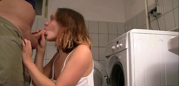  German Amateur Wife fucked in the washroom
